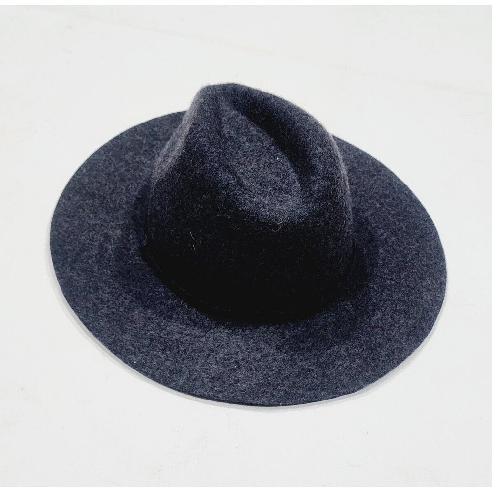 J Crew Fedora Women's Small Medium Gray Wool Hat BOHO